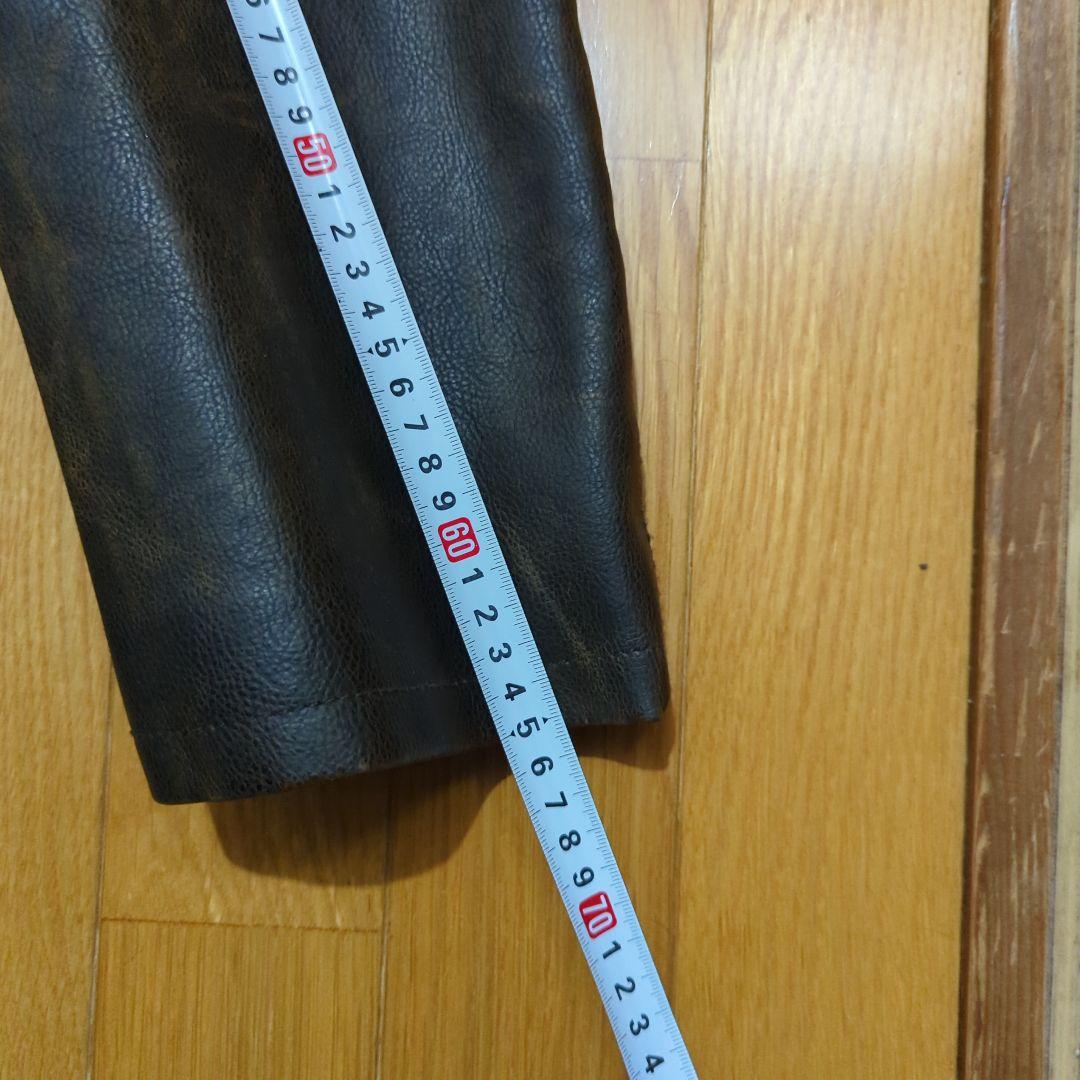 アルマーニジーンズフェイクレザージャケット 46サイズ