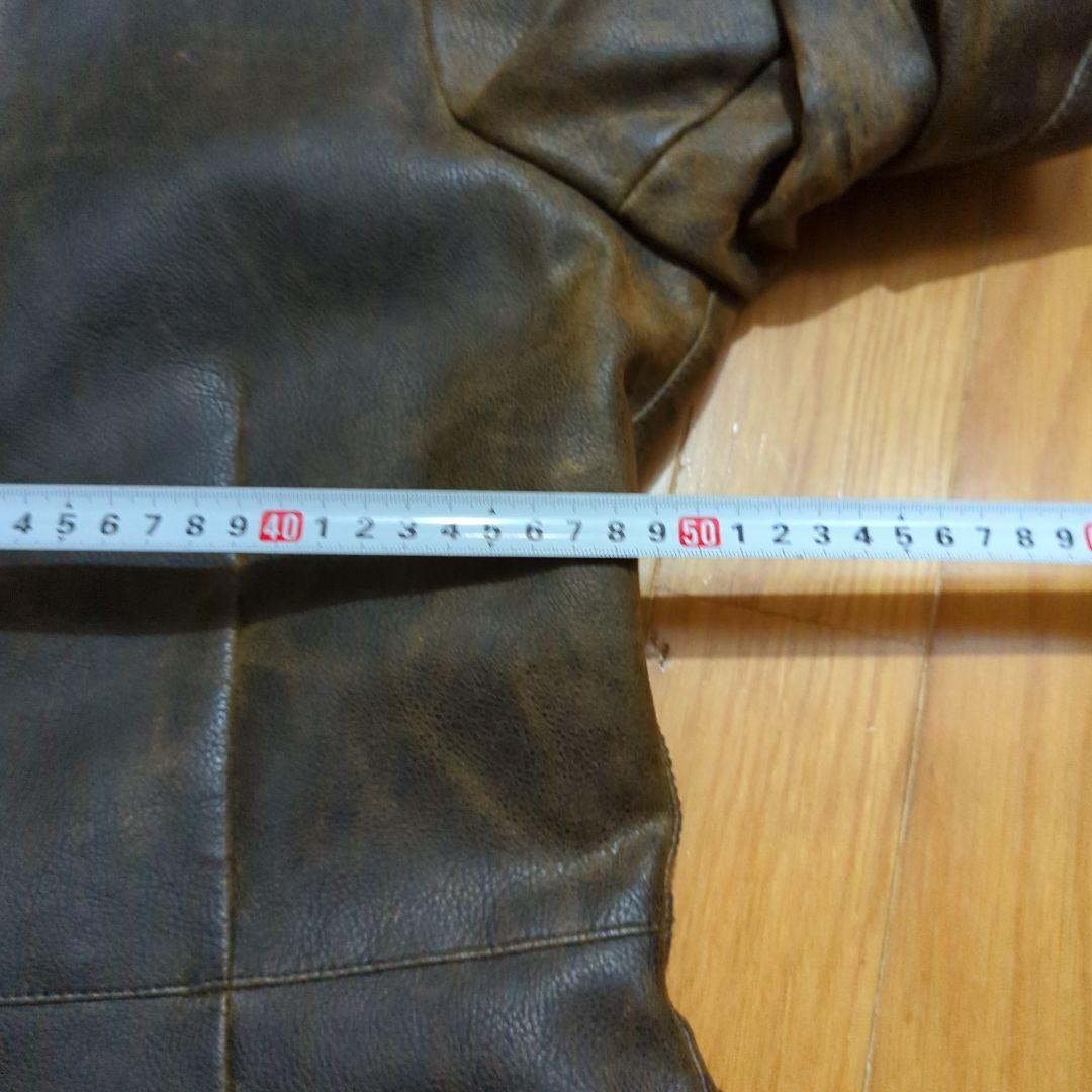 アルマーニジーンズフェイクレザージャケット 46サイズ