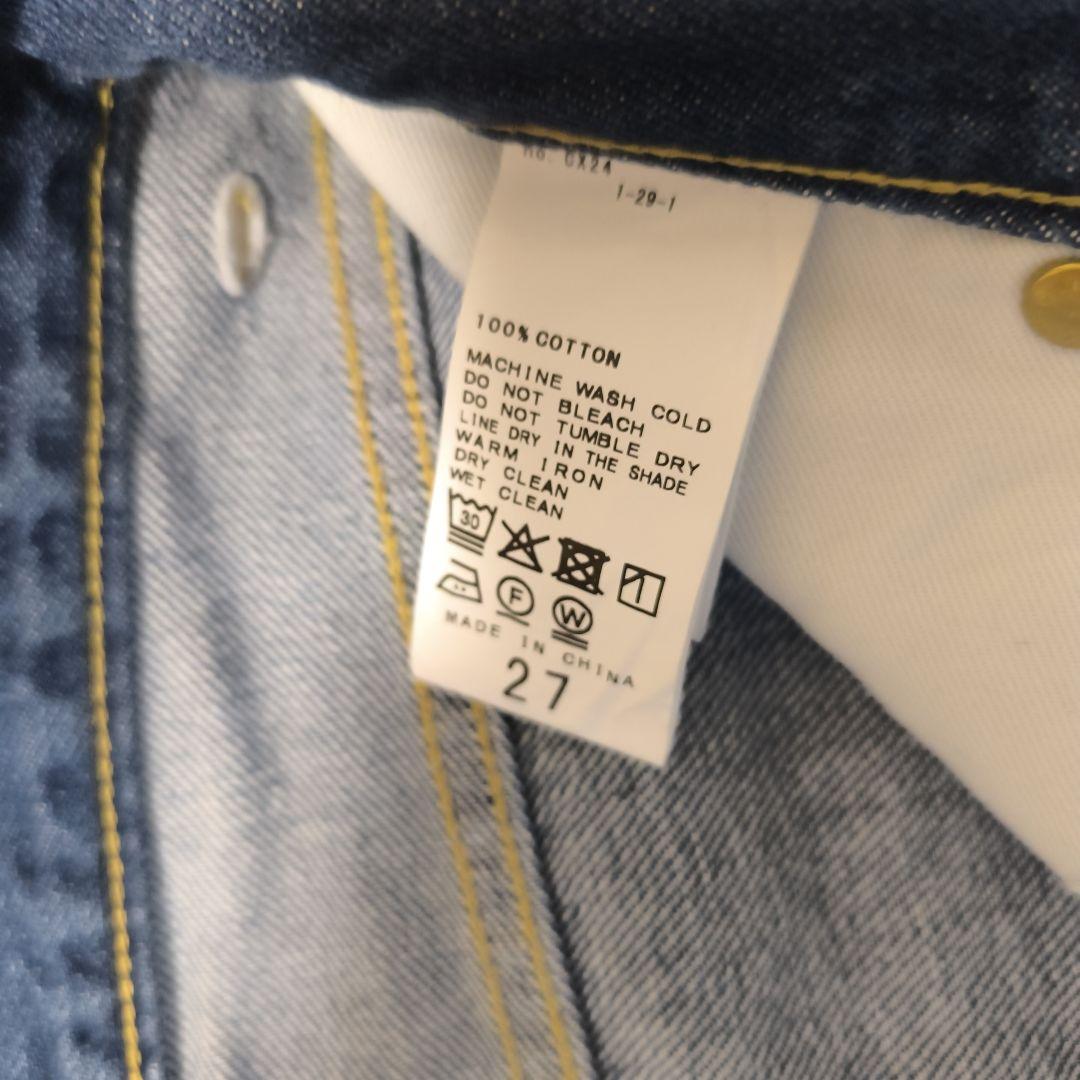 スピックアンドスパン　バギーデニム　27