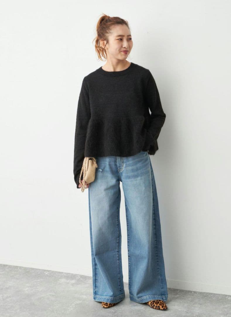 スピックアンドスパン　バギーデニム　27