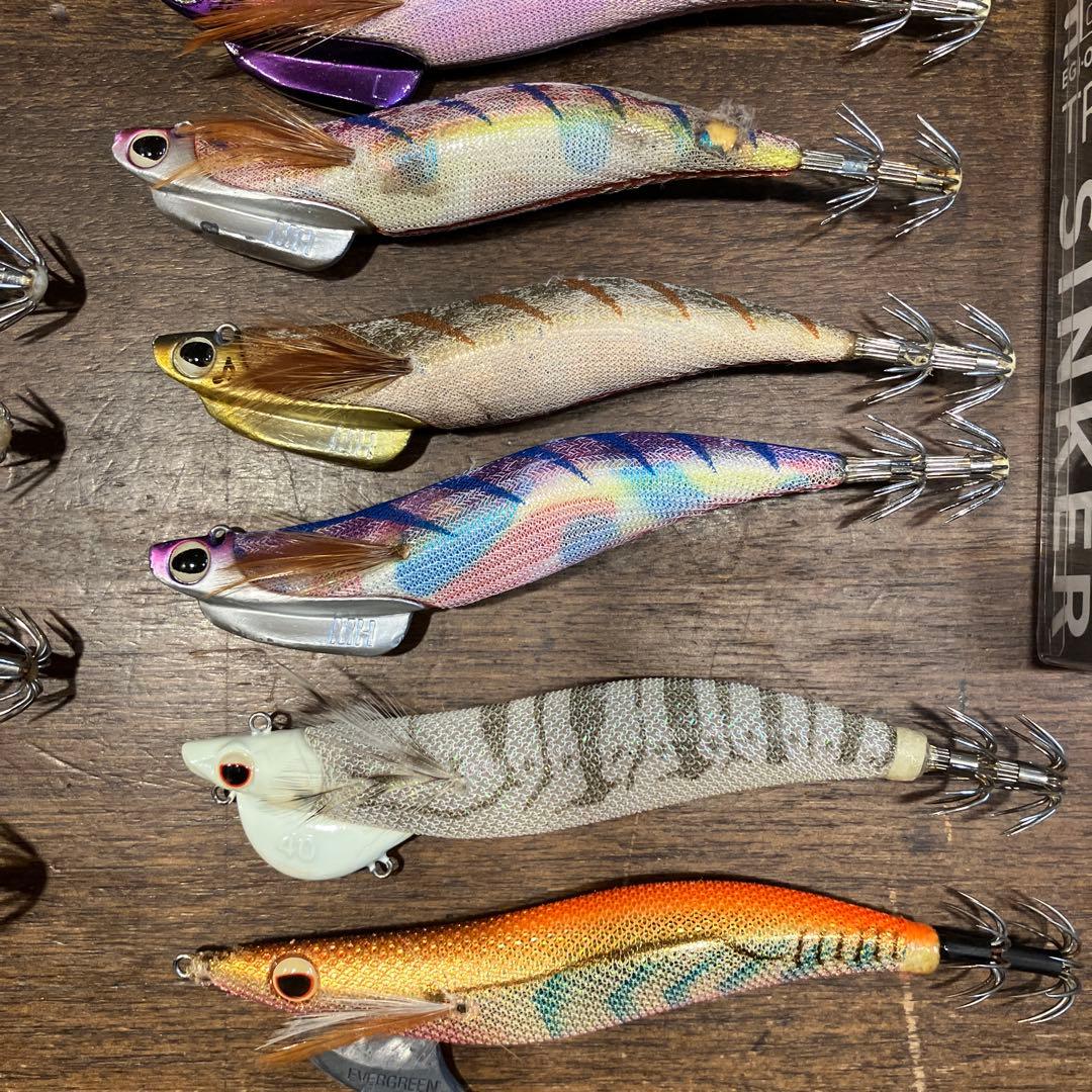 エギ・餌木 32個　ティップランたぶん１９個　ヤマシタ　エメラルダスバレーヒル等