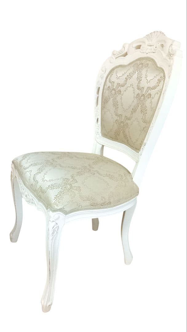 フランシスカチェアー 肘なし アンティーク調　猫脚　椅子