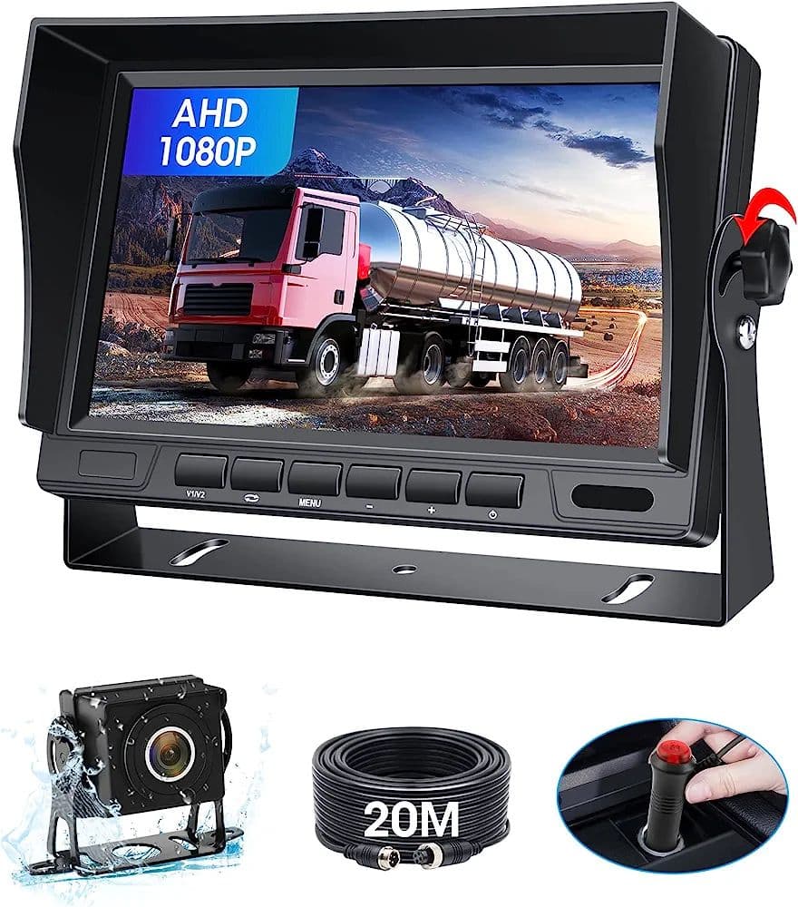 7インチAHDリアカメラモニター】AHD 1080P 7インチ バックカ