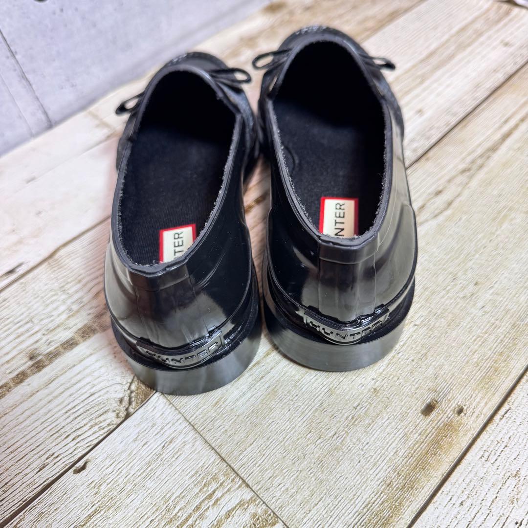 【新品未使用品】ハンター リファインド ボウ グロス ローファー UK3