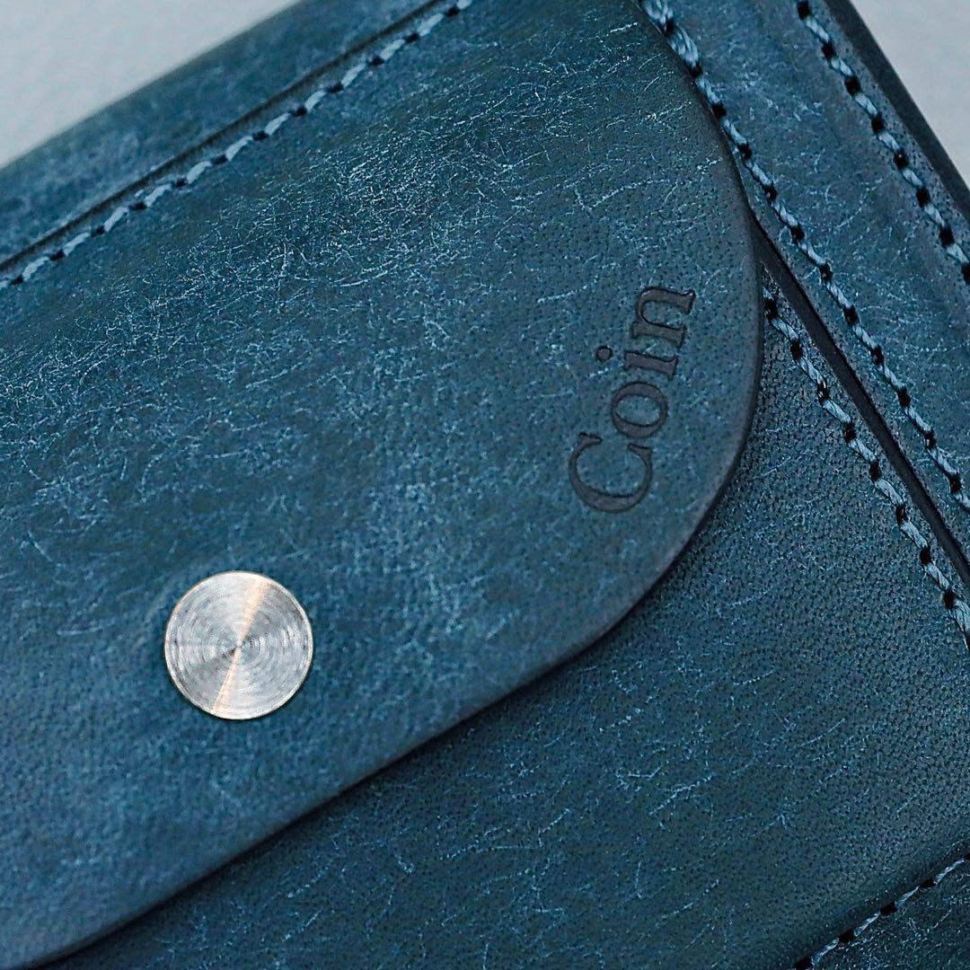 レザーミニ財布　新品未使用 【Iru×IKENOHATA GINKAWATEN】