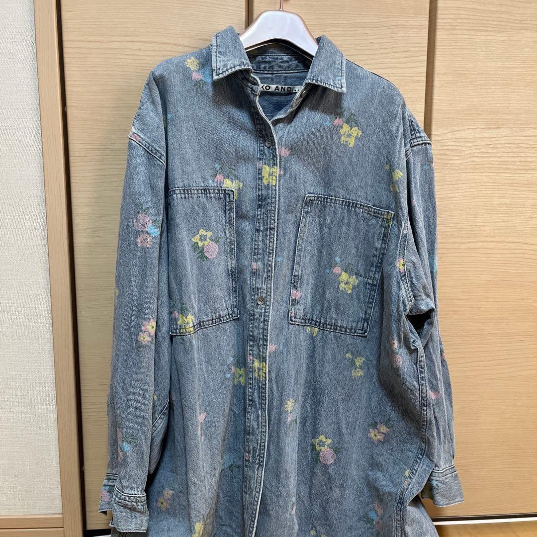 ニコアンド ワークビックデニムシャツ、パンツ2点