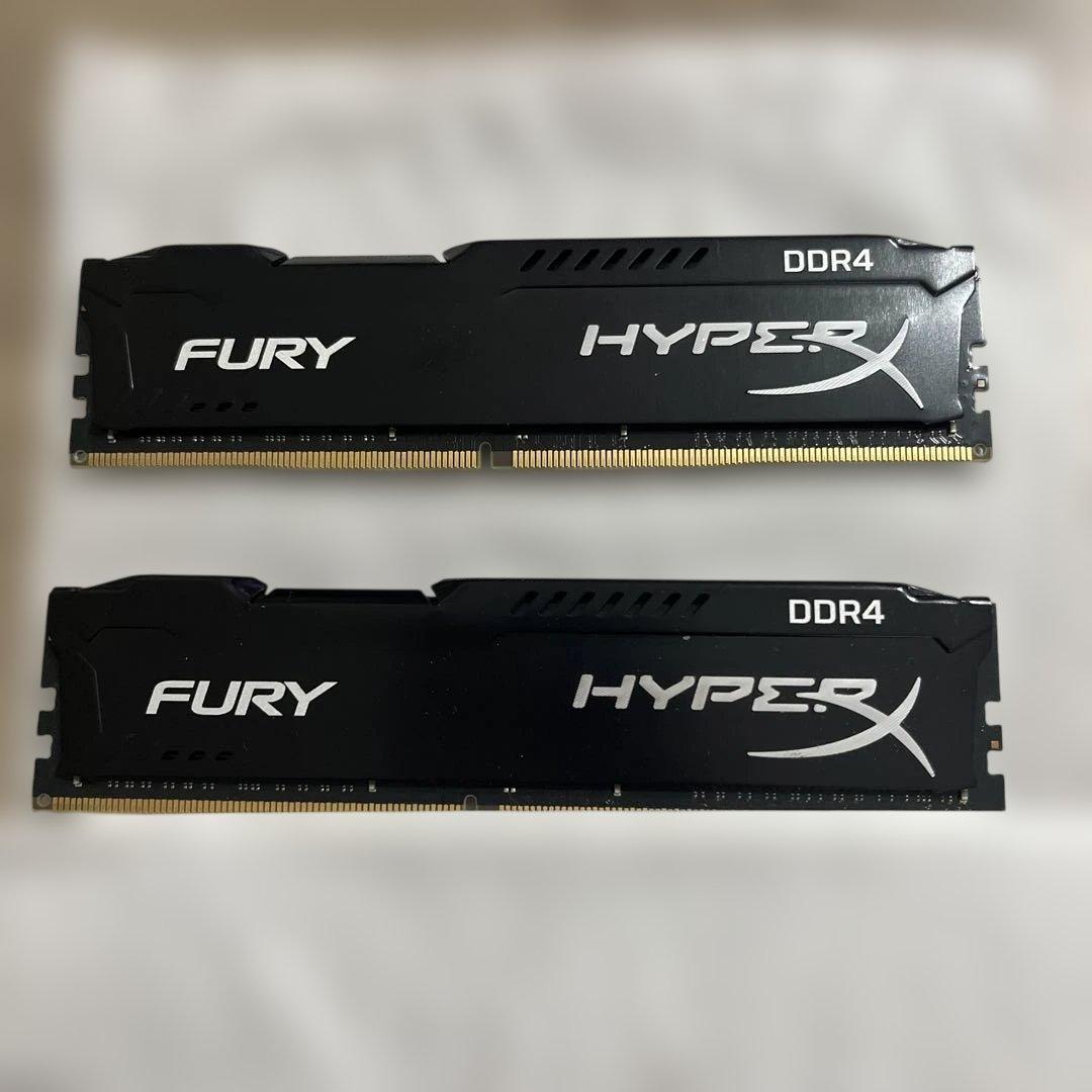HyperX Fury DDR4 メモリー 2枚セット 2666（16GB×2）