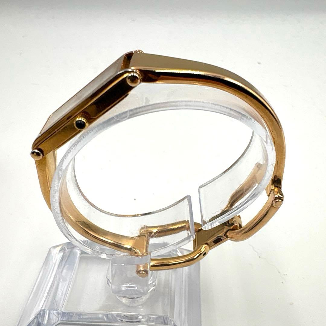 【新品電池】稼働 GUCCI 1500L 文字盤シェル クォーツ レディース