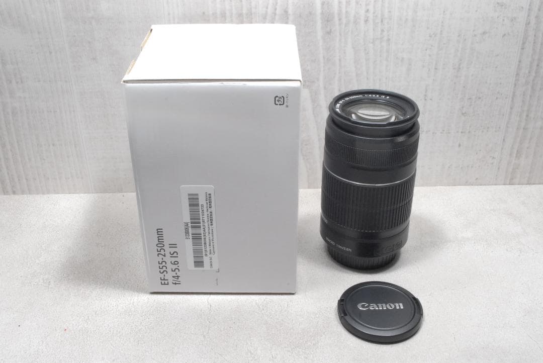 ✨ 手振れ補正搭載Canon EF-S 55-250mm IS II 望遠レンズ