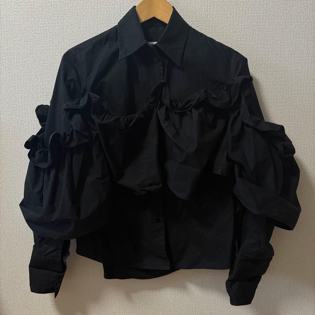 mm6 シャツ フリルシャツ メゾンマルジェラ Maison Margiela