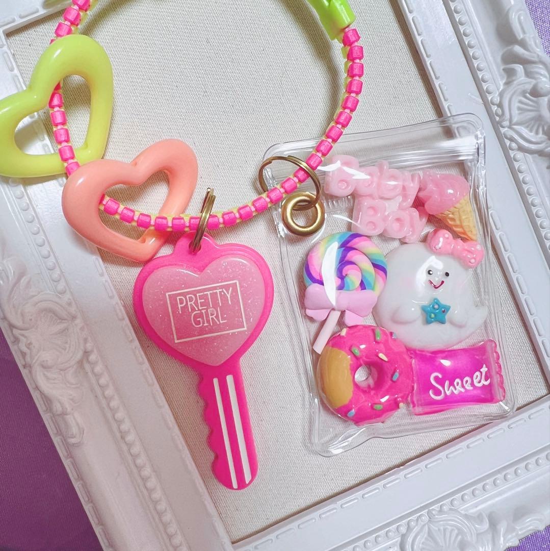 No.250A キャンディバッグ ブレスレット キーホルダー 50個セット