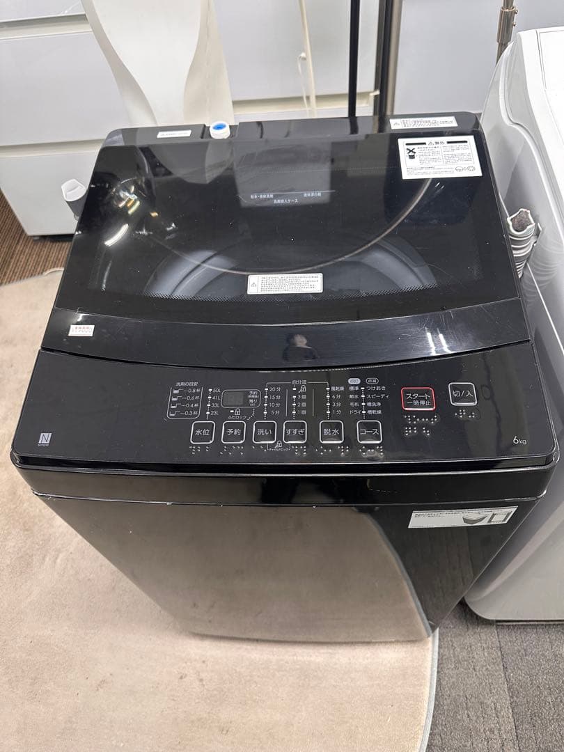 【2022年製】ニトリ 全自動洗濯機 6kg (N-Simple) 動作確認済み