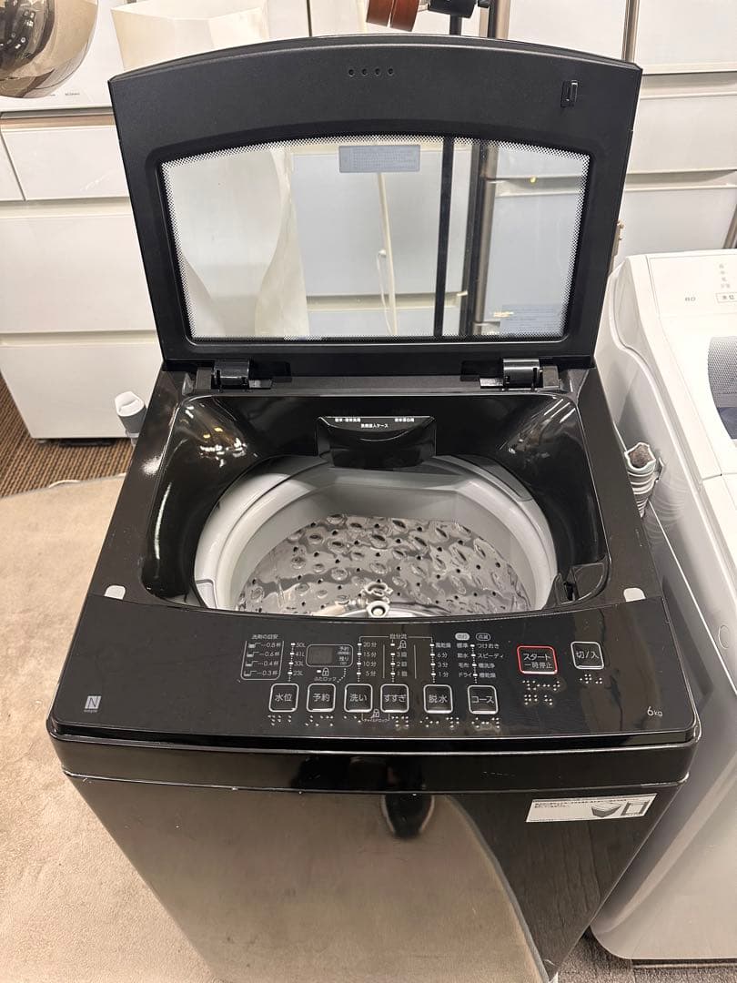 【2022年製】ニトリ 全自動洗濯機 6kg (N-Simple) 動作確認済み