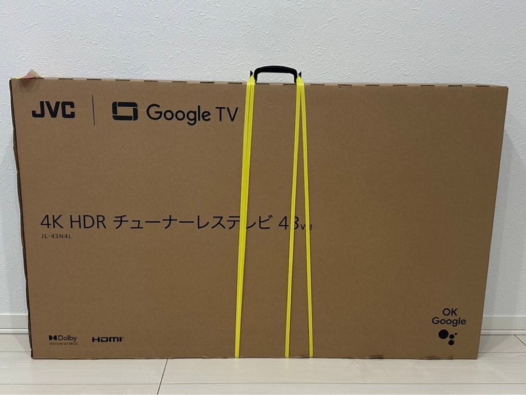 t*u様 JVC 43型 チューナーレステレビ JL43N4L Google T