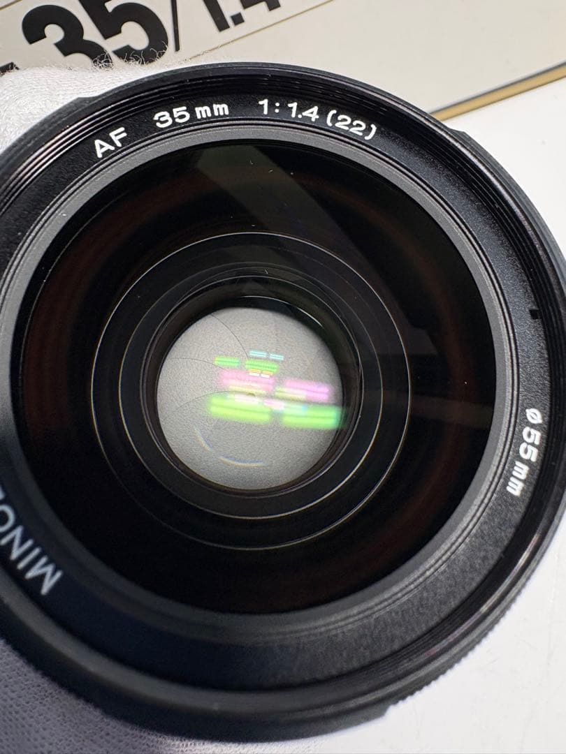 MINOLTA AF 35mm f1.4 A mount 防湿庫保管　MINT