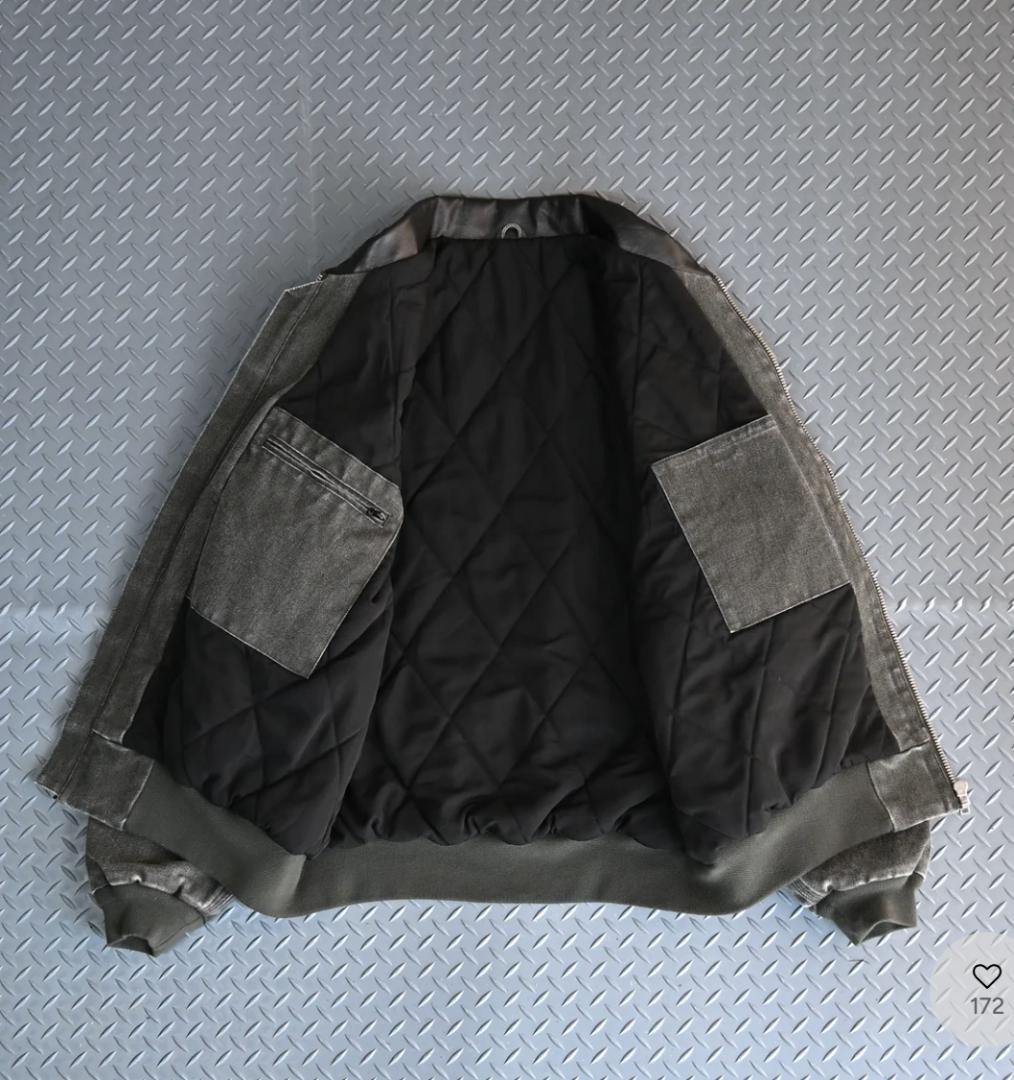 【SALE】L2139レザーカラーデトロイトジャケットL（beige）地底人