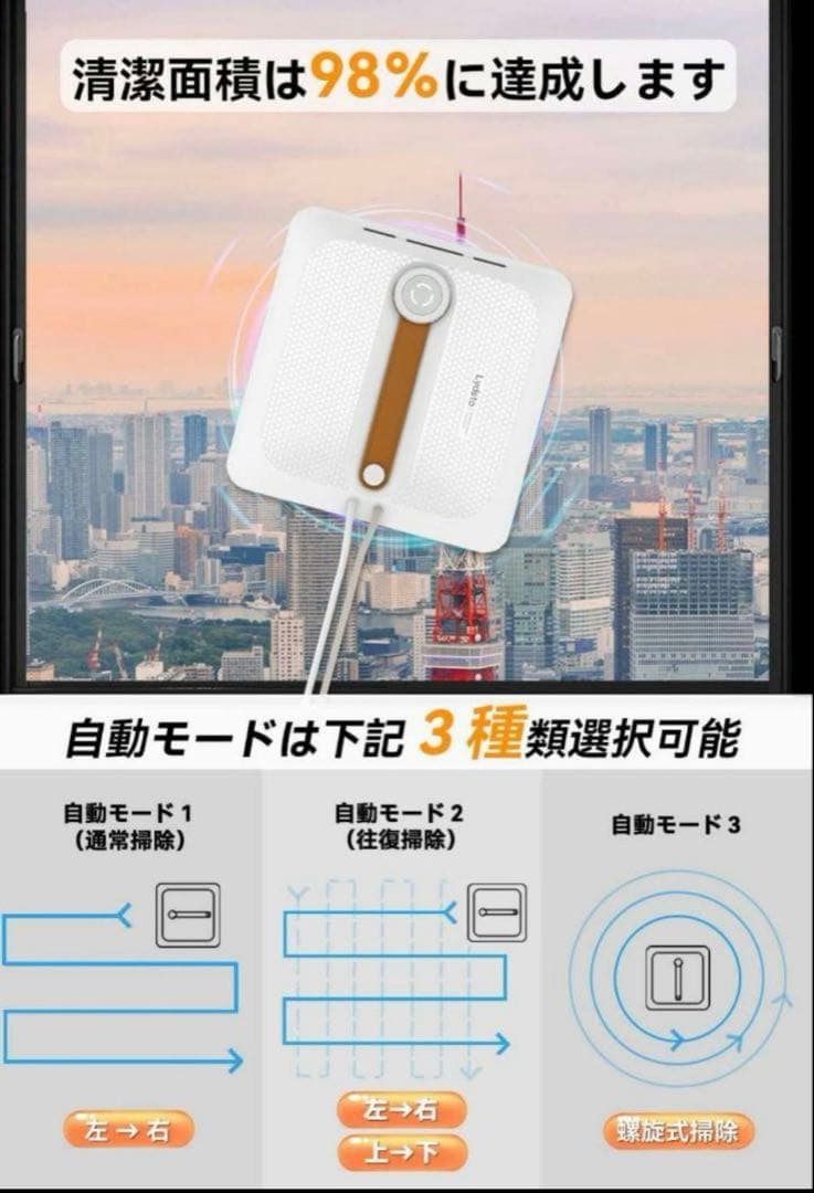 窓拭き　ロボット　窓掃除ロボット 窓拭きロボット 自動窓拭きロボット 真空吸着