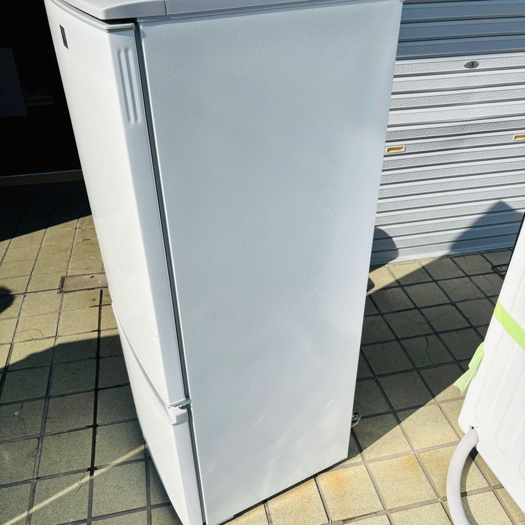 SHARP 167L 冷凍冷蔵庫 SJ-17E6-KW 2018年製