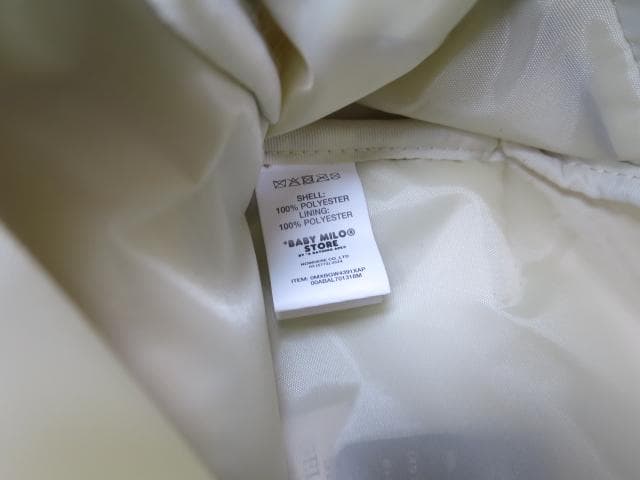 未使用品　APE チェック柄 リュック BABY MILO ボア　フリース