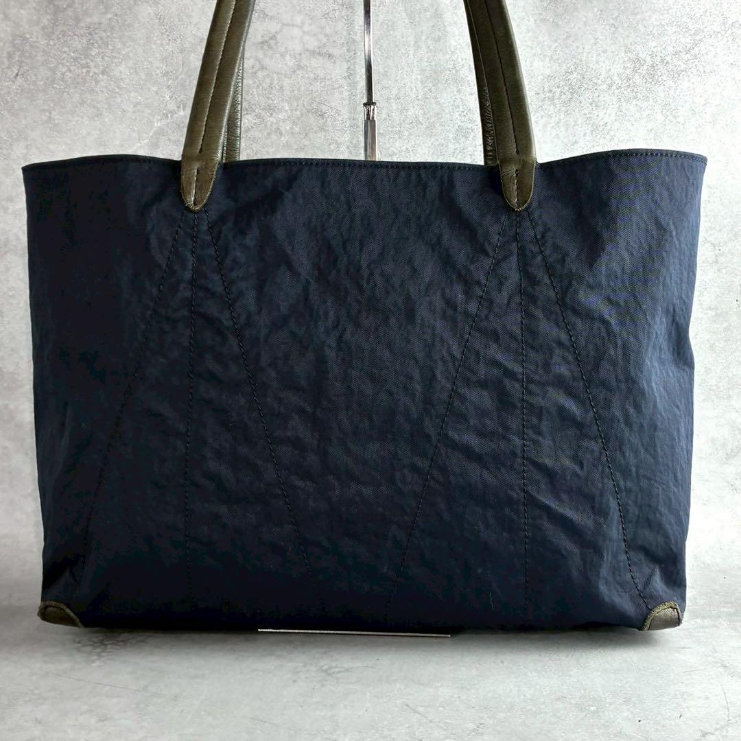 【希少】ポスタルコ トートバッグ BW ブリッジバッグ 肩掛け A4可 ブラック