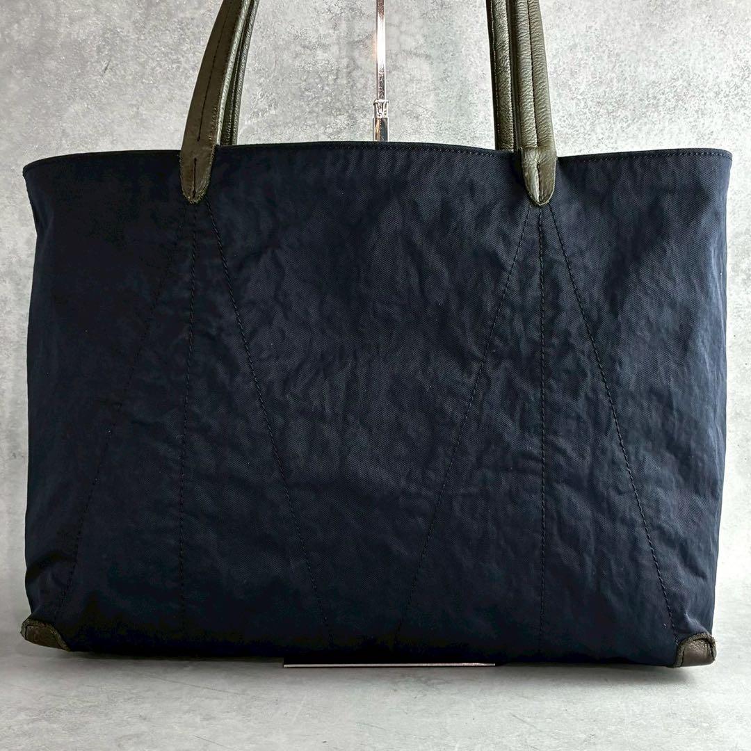 【希少】ポスタルコ トートバッグ BW ブリッジバッグ 肩掛け A4可 ブラック