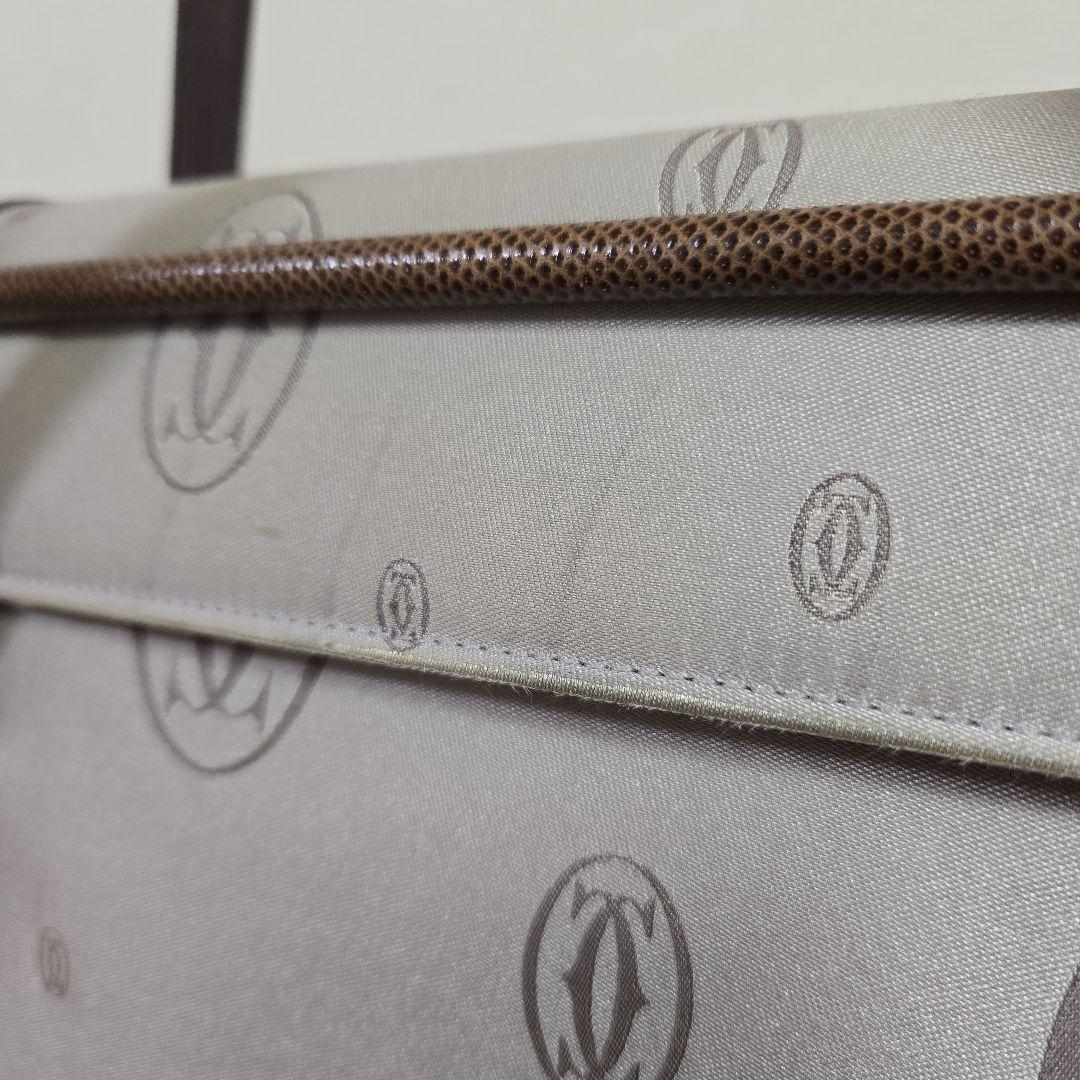 Cartier カルティエ ハッピーバースデー ハンドバッグ ブラウン系