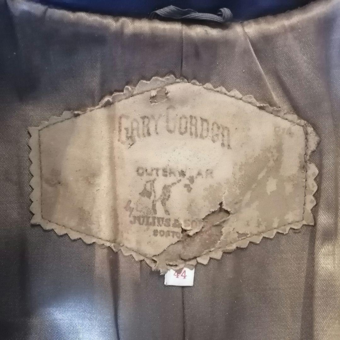 70s カウレザーコート　USA製 ウエスタン ヒッピー　ロングコート