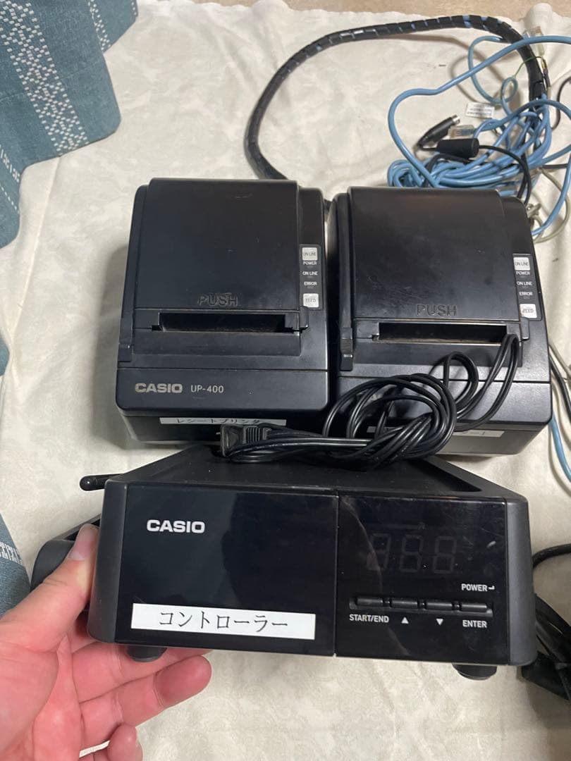 カシオ　CASIO QT-6000 POSシステムセット　ハンディー2台