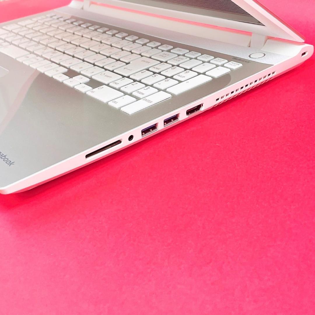 Corei7✨️大容量1TB✨️ブルーレイ✨️薄型ノートパソコン！おしゃれゴールド事務