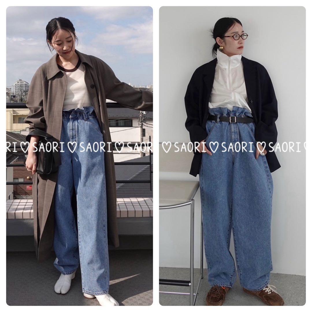 anuke【未使用に近い】Waist Tuck Denim 36