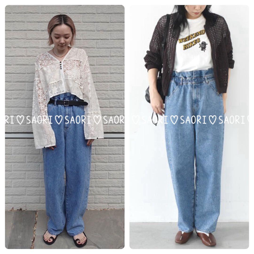 anuke【未使用に近い】Waist Tuck Denim 36