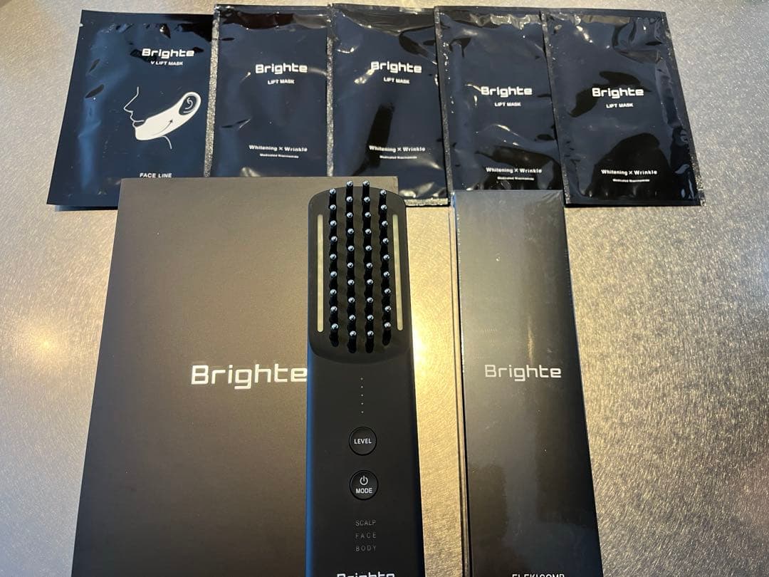 ま*あ様 Brighte エレキブラシ＋　エレキコーム　マスク 5枚セット