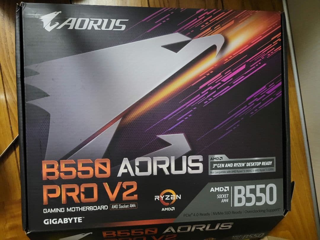 CPU AMD Ryzen 7 5800X & B550 AORUS PRO V2