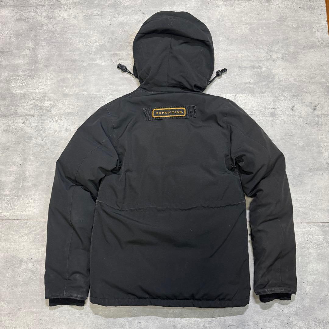 カナダグース EXPEDITION 黒ロゴ ダウンジャケット