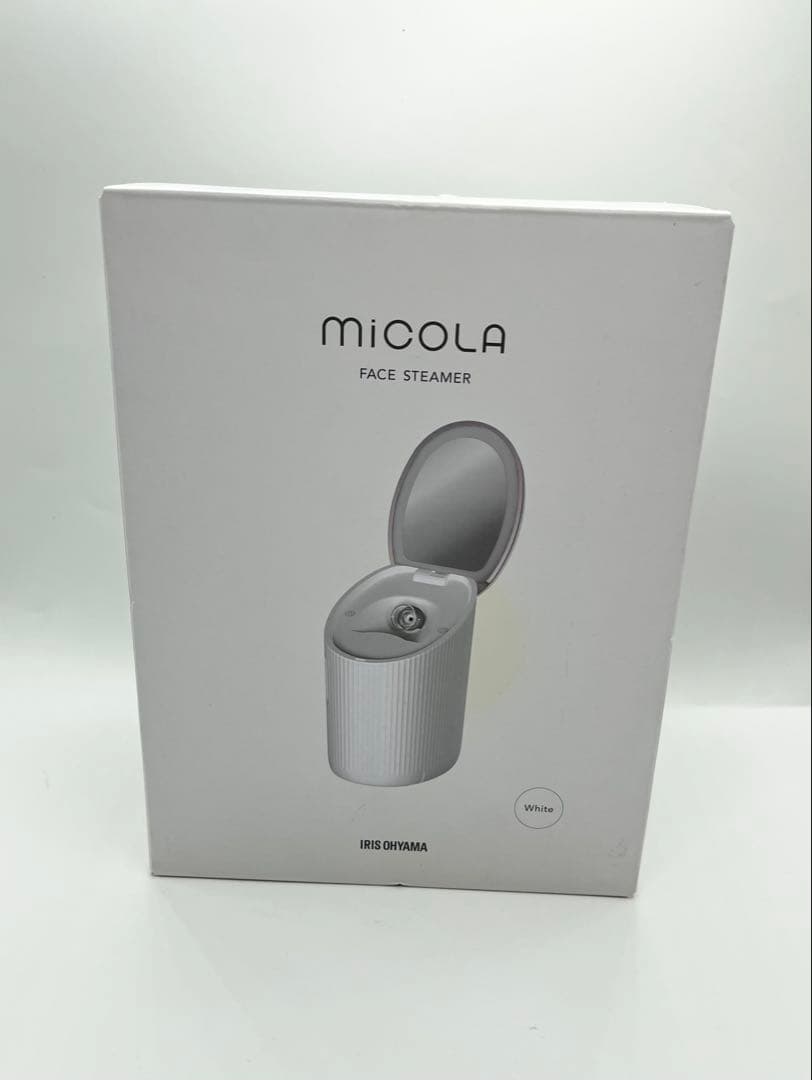 【新品】アイリスオーヤマ MiCOLA　フェイススチーマー　FST-101