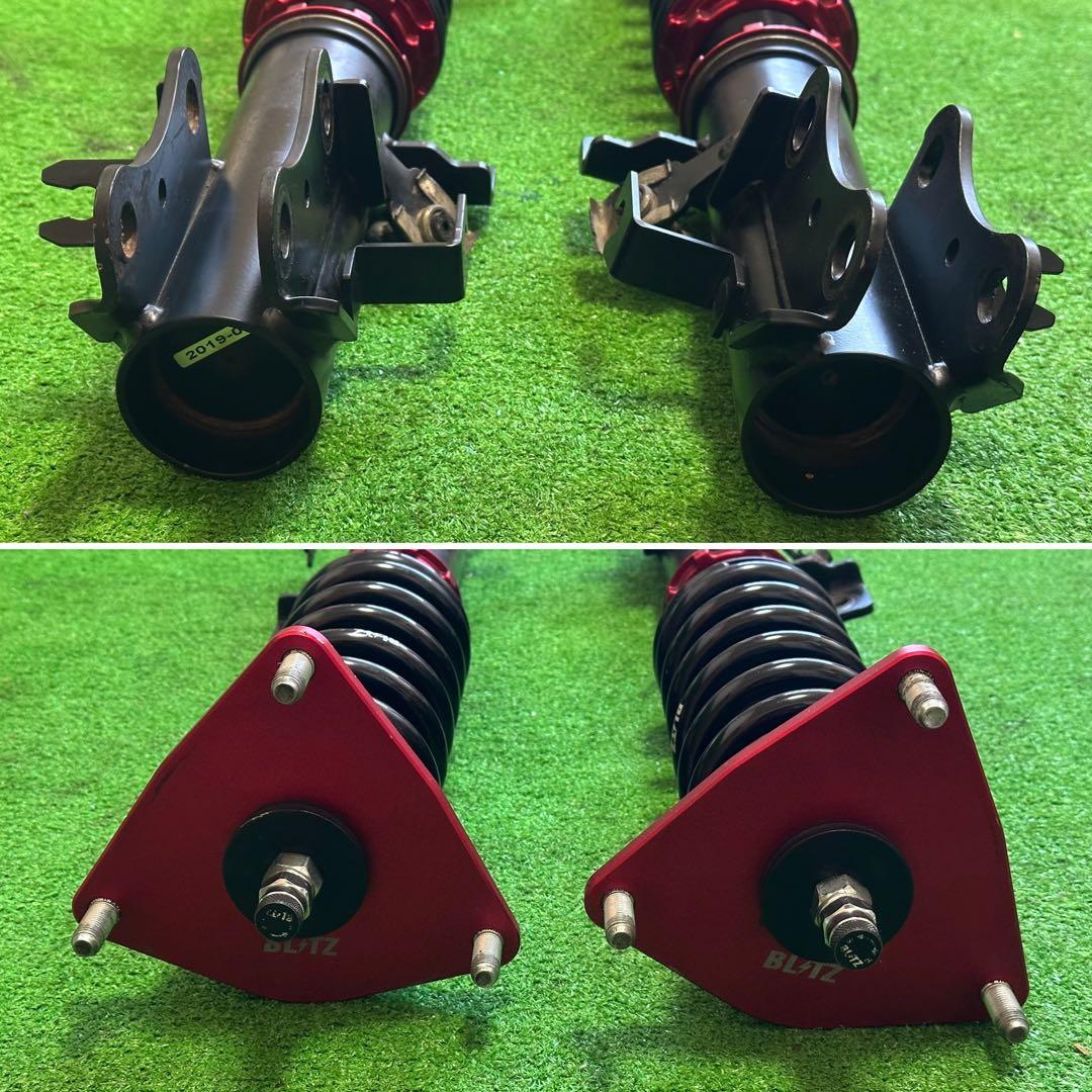 日産エルグランド E51 ブリッツダンパーZZ-R 調整式サスペンション。