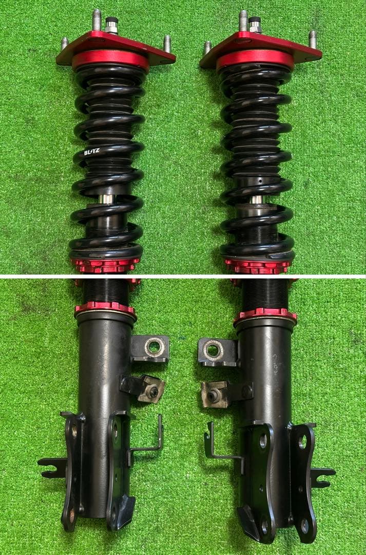 日産エルグランド E51 ブリッツダンパーZZ-R 調整式サスペンション。