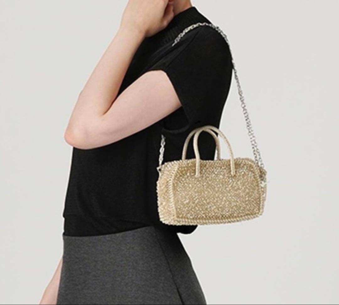 アンテプリマ ボクシー/スモール/シルバー 新品未使用【2026年春夏新作商品】