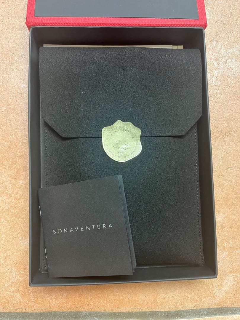 ボナベンチュラ iPhone用レザーケース グレージュ×ピンク ポケット付き