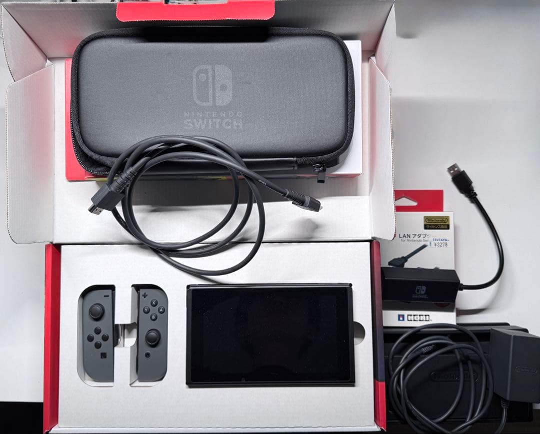 Nintendo Switch 本体 グレー Joy-Con付き
