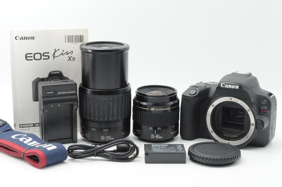 ●超美品②●GW直前SALE● Canon EOS Kiss x9 ダブルレンズ