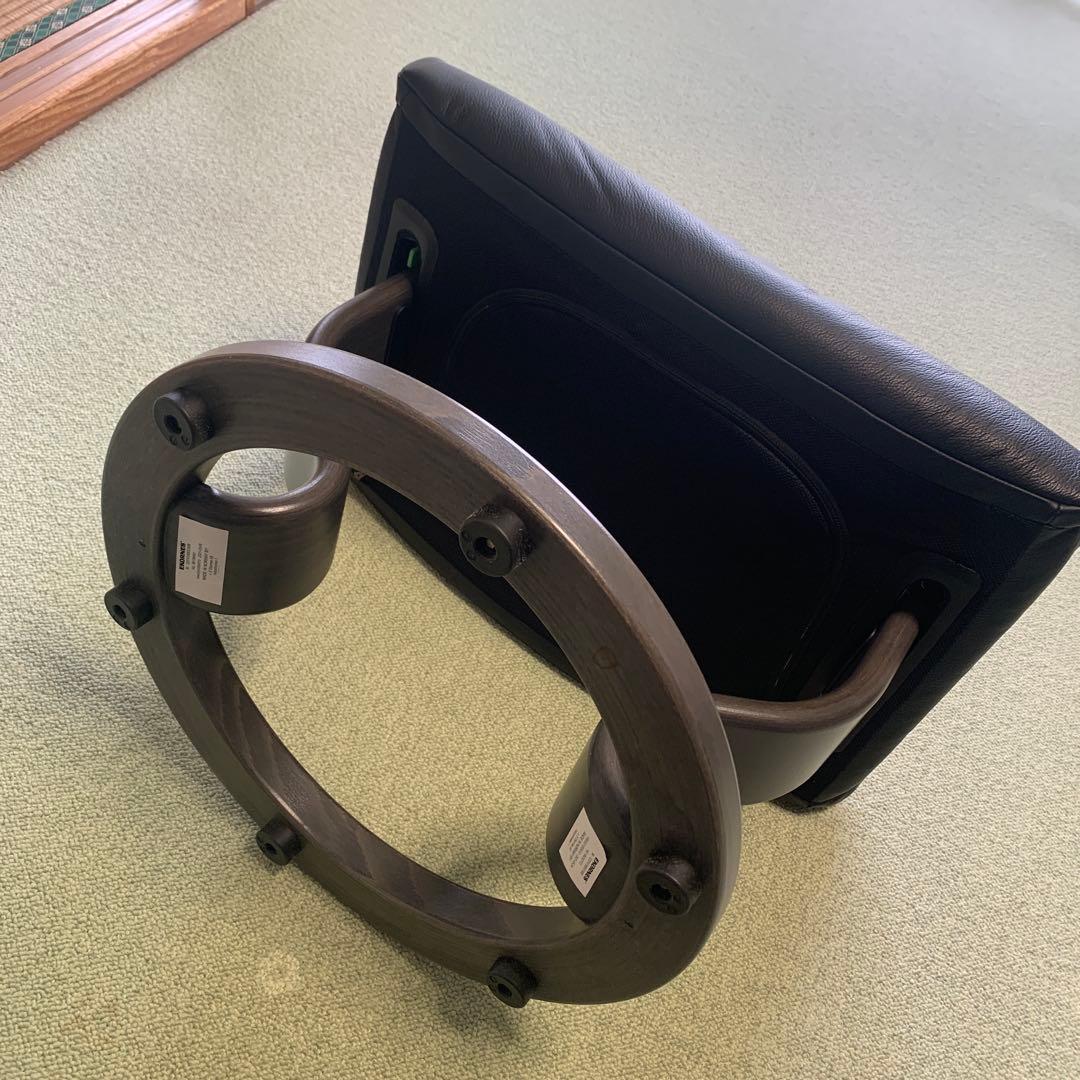 【DANKさん】　EKORNES ストレスレス　黒 レザー オットマン