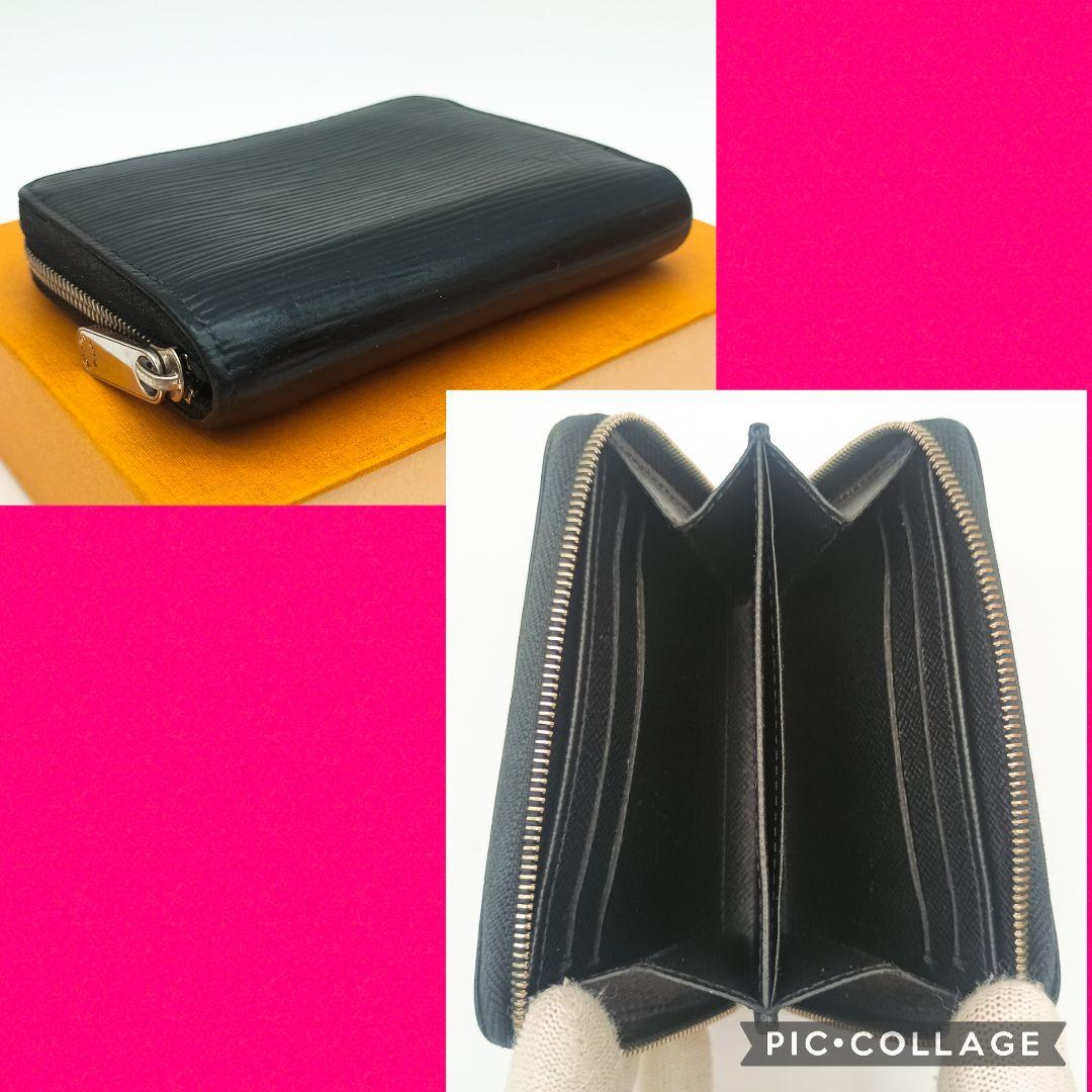 【美品S】ルイヴィトン　ジッピーパース　エピ　黒　コンパクト財布