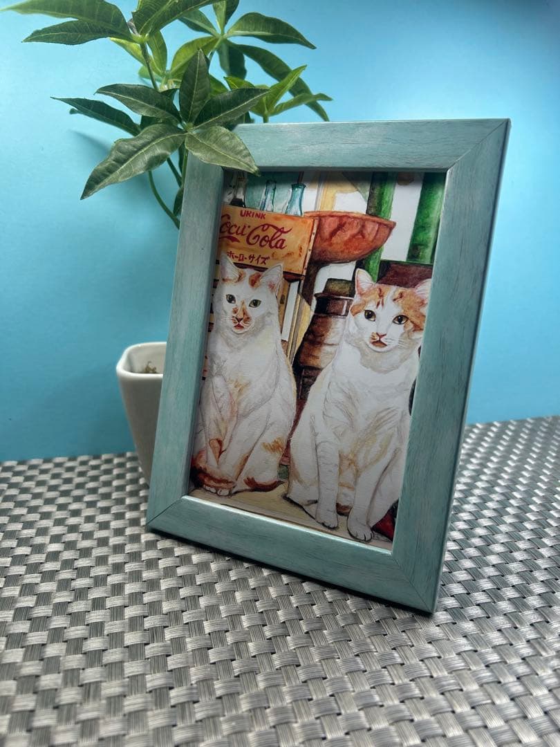 猫のイラスト 「ナナくん・シポくん」