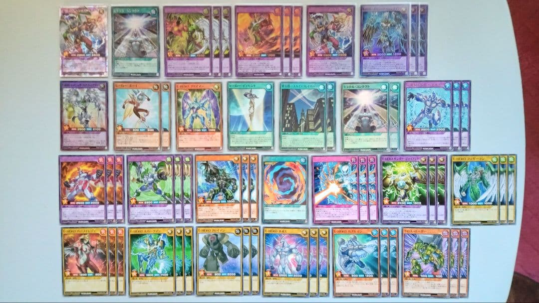 遊戯王 ラッシュデュエル HERO デッキパーツ 95枚