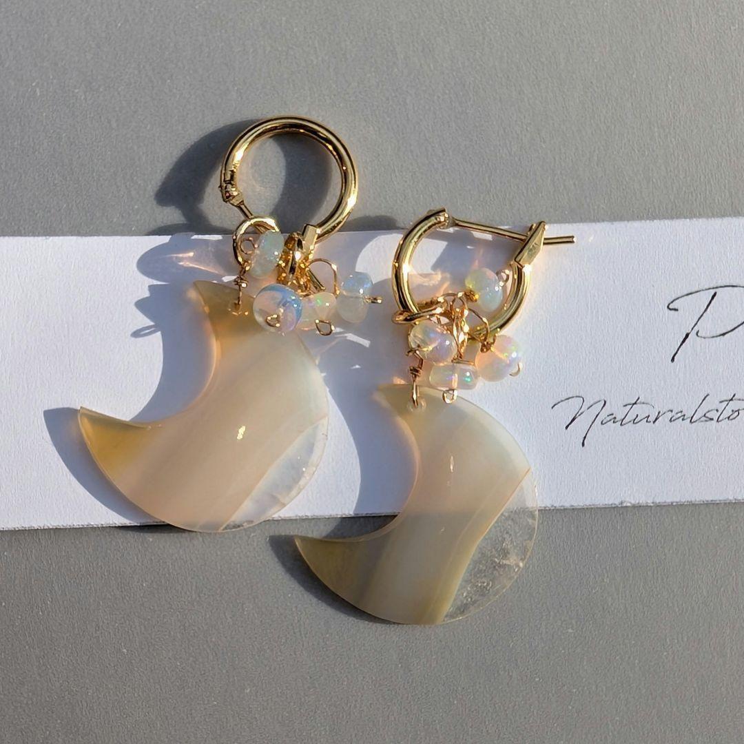 skygray様 ラブラドライト ダブレットピアス