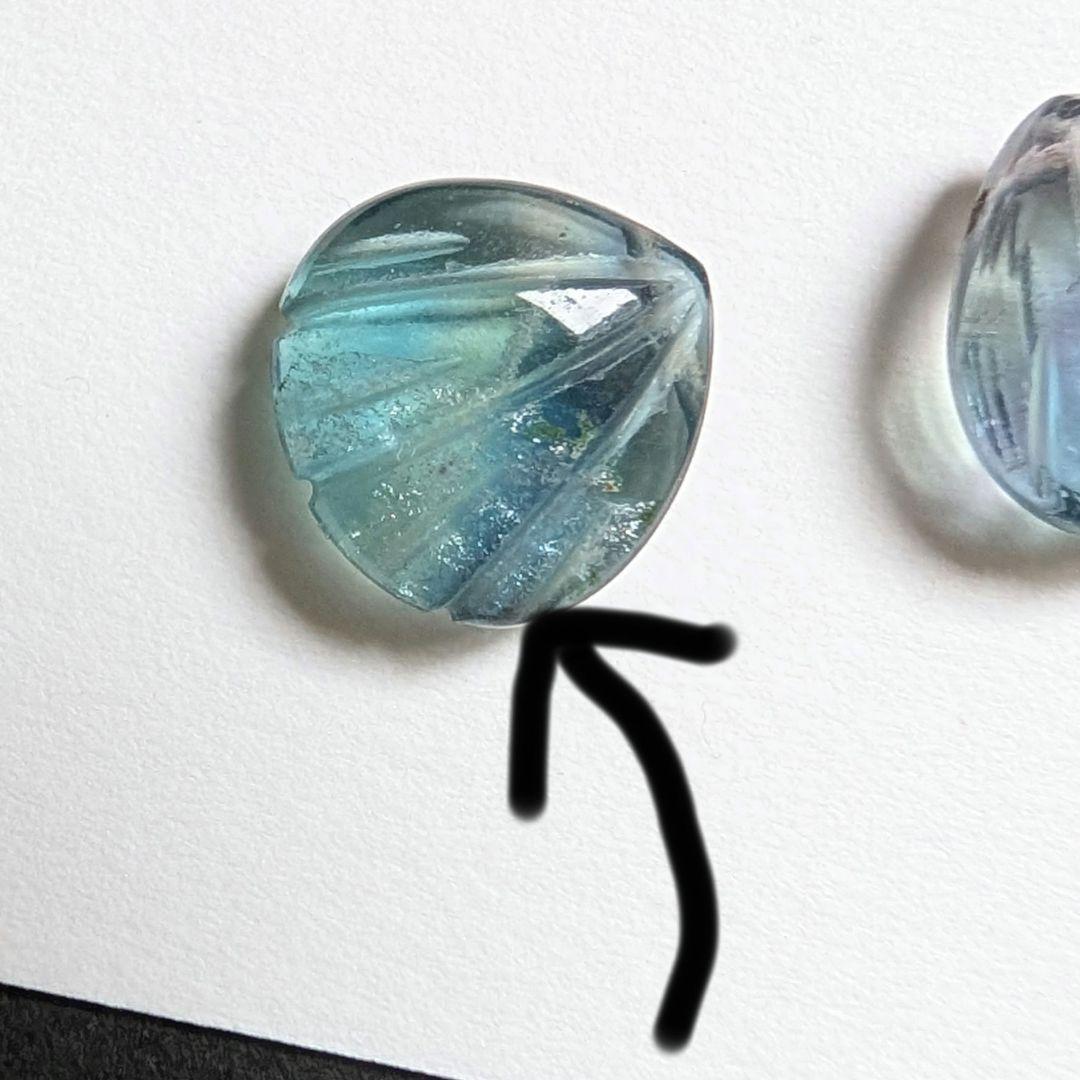 skygray様 ラブラドライト ダブレットピアス