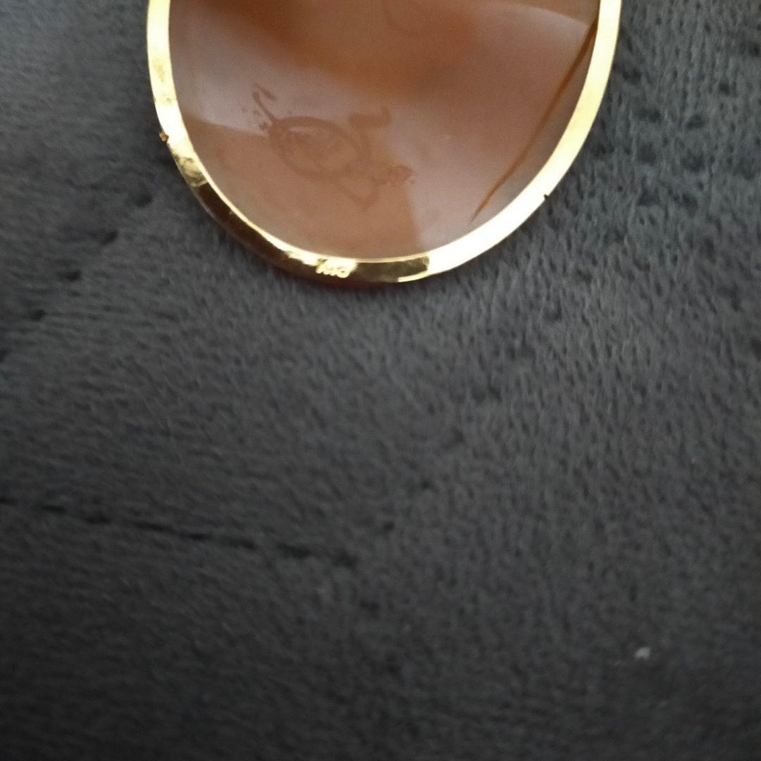 18K カメオブローチペンダント