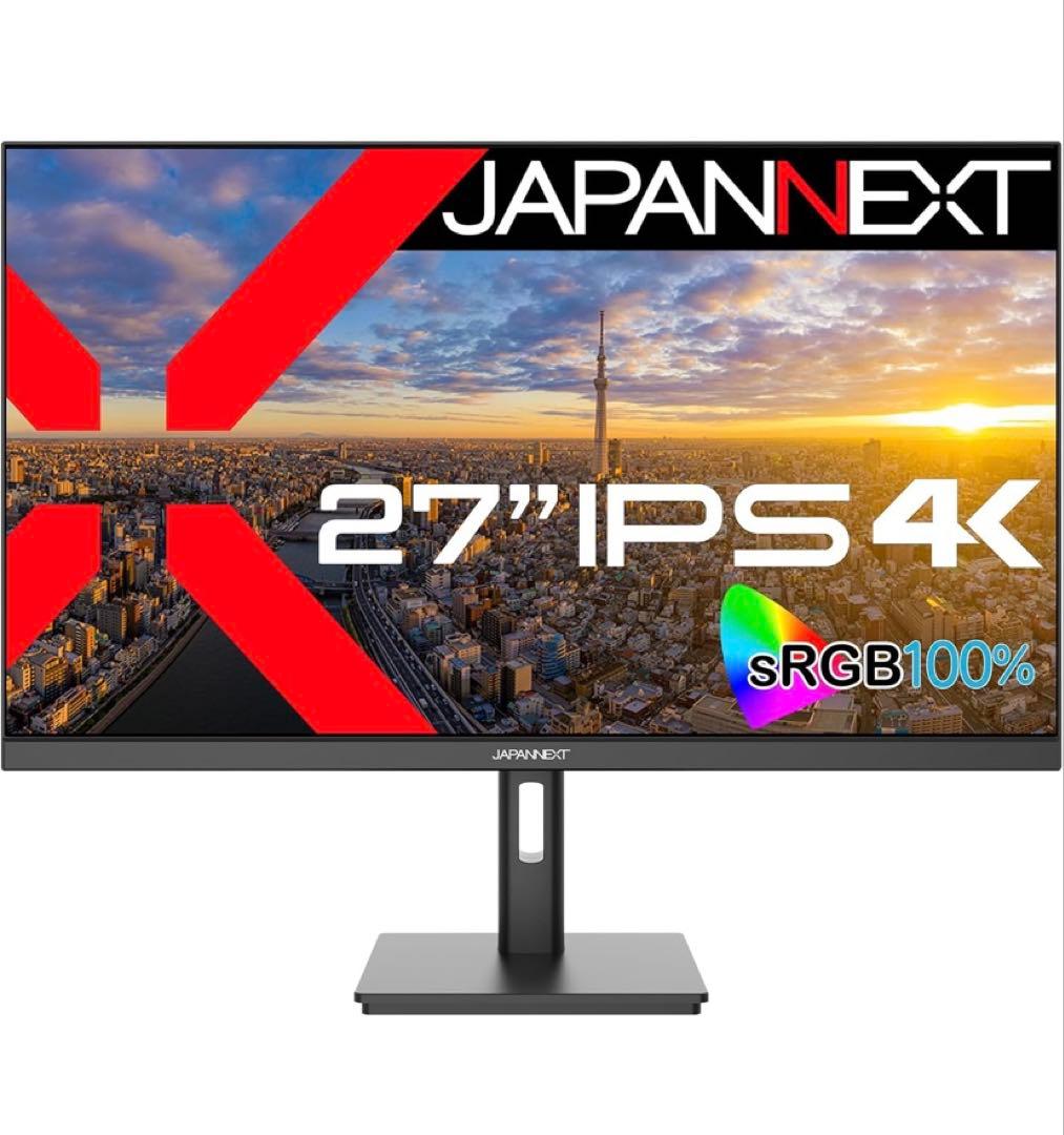 【美品】JAPANNEXT 27インチ 4K 60Hz