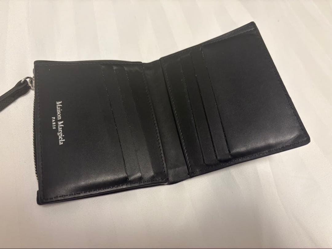 メゾン マルジェラ/MAISON MARGIELA 二つ折り財布　ブラック
